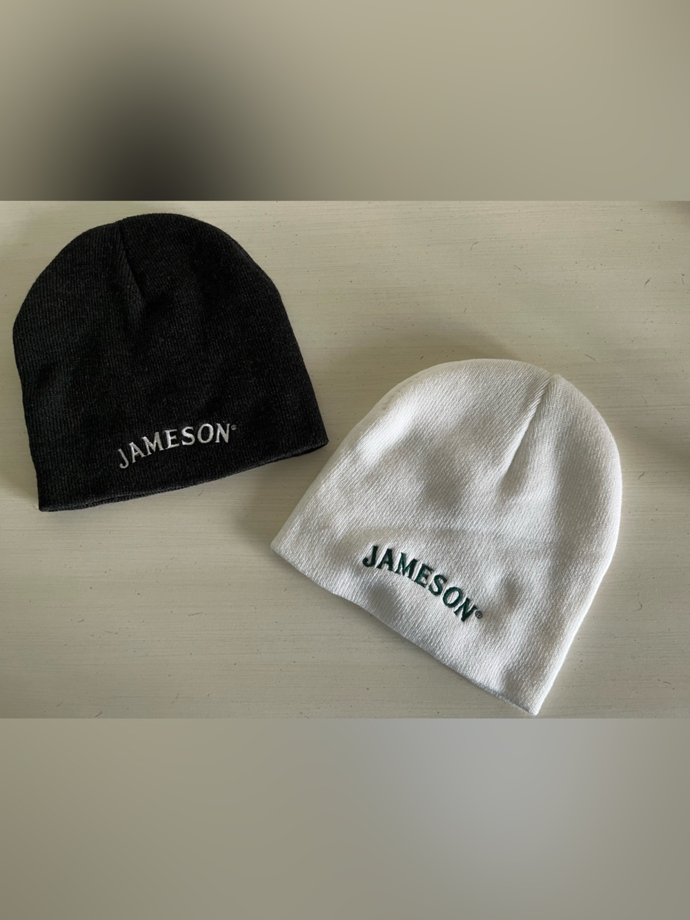 Black and White Jameson Beanies